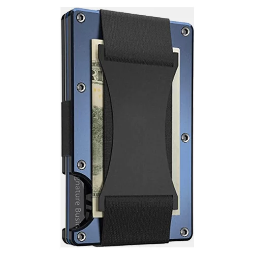 TOSN Kovinska denarnica Rubio modra