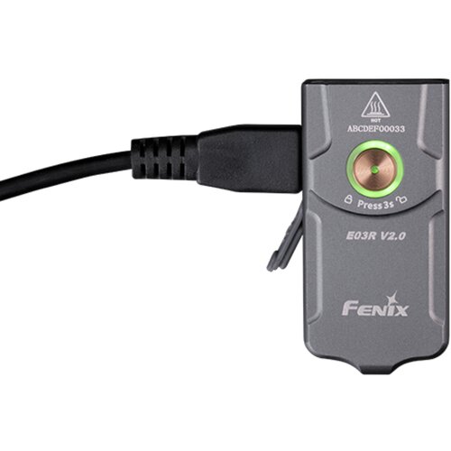 Fenix E03RV20GREY - punjiva led baterijska lampa led/usb IP66 500 lm 30 h 400 mah Slike