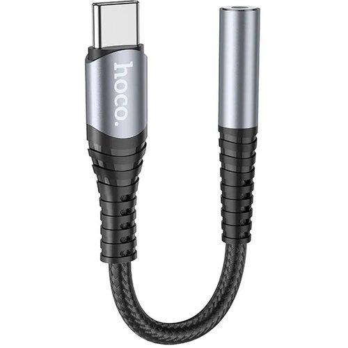 hoco. LS33 AUX priključek 3,5 mm na USB C adapter siv Cene
