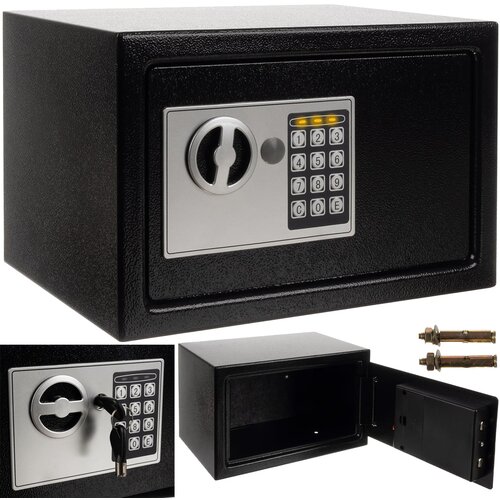  Security XL digitalni elektronički sef 200x 310x200mm crni 10L + ključ Cene