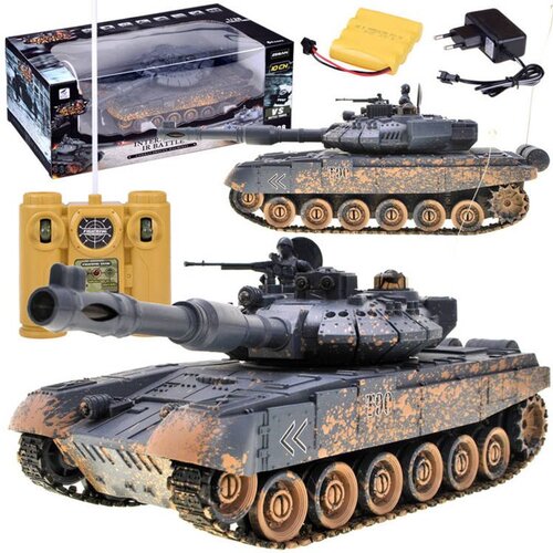  Kontrolirani TANK T90 puca, osvijetljene vožnje RC0373 Slike