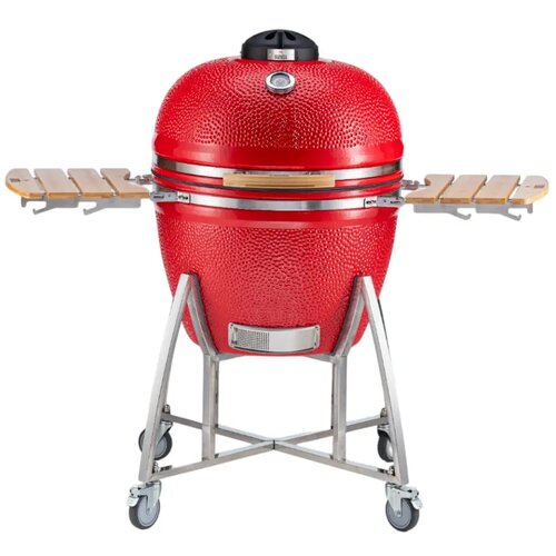 BARBECA Ro&scaron;tilj na ugljen Kamado 27" crveni Cijene