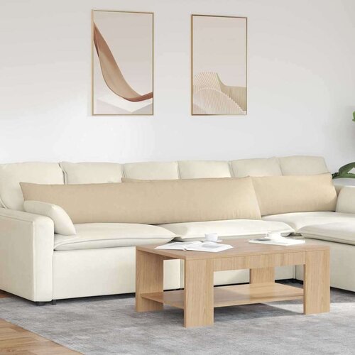 vidaXL Blazine za kavč 2 pcs krema 200 x 40 cm blago Cene