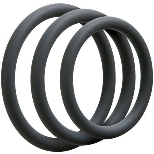 Doc Johnson - OptiMALE 3 C-Ring Set Thin - Grey Cijene