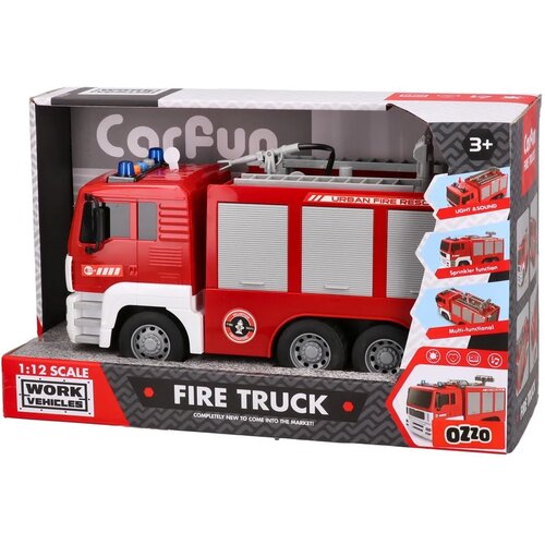  Work vehicles, igračka, plastični vatrogasni kamion Cene