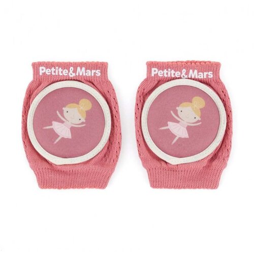 Petite&Mars Zaštita za koljena za puzanje 6 m+ Follow, Dusty Rose Cene