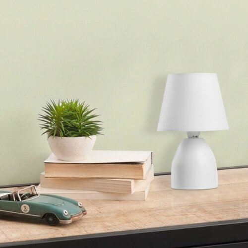  ONLI - Stona lampa NANO 1xE14/6W/230V bela 19 cm Slike