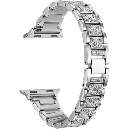 Chameleon Kovinski pa&scaron;ček za Apple Watch (42/44/45) Diamond, srebrn Cene