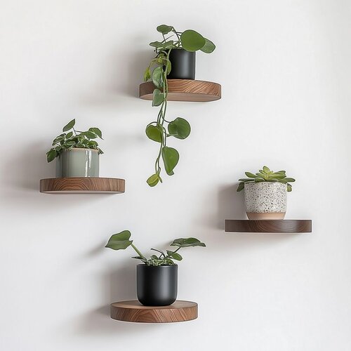Hanah home Raf282 Wooden Decorative Wooden Wall Shelf Cene