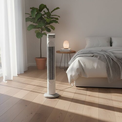 Greentech Stolpični ventilator (Barva: Bela, &Oslash; x V: 220 x 821 mm) productname.garantie.plussign BAUHAUS garancija 5 let za naprave na električni ali motorni pogon Cene