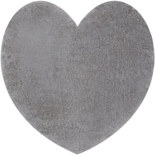 RugsX Preproge Sodobna pralna preproga SHAPE 3105 Srce shaggy 80x80 cm Siva Cene