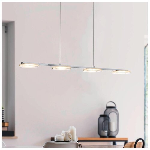 Eglo cartama 4, led, 4x4,5w, hrom/plastika krugovi Cene