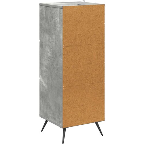  Ormar s ladicama Betonska siva 33 x 34,5 x 90 cm Slike