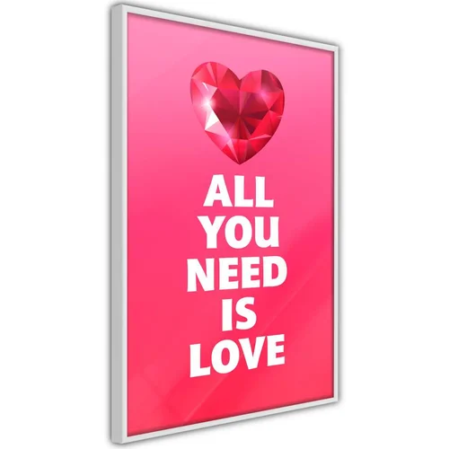  Poster - Ruby Heart 30x45