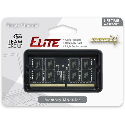 Team Group TeamGroup DDR4 TEAM ELITE SO-DIMM 16GB 3200Mhz CL22-22-22-52 1.2V TED416G3200C22-S01 Cene