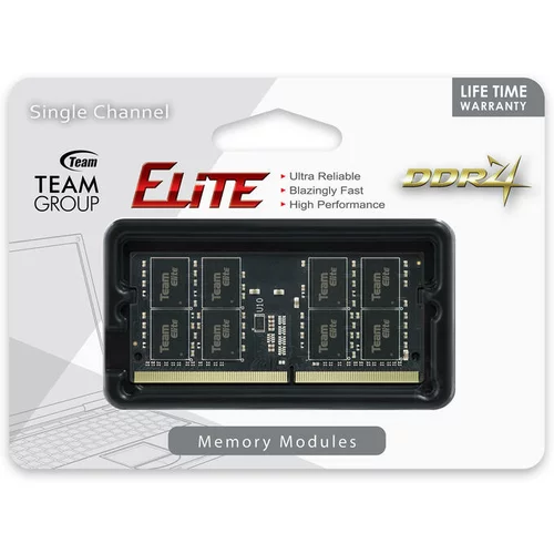 Team Group TEAMGROUP pomnilnik (RAM) SODIMM Elite 16GB DDR4 3200 (TED416G3200C22-S01)