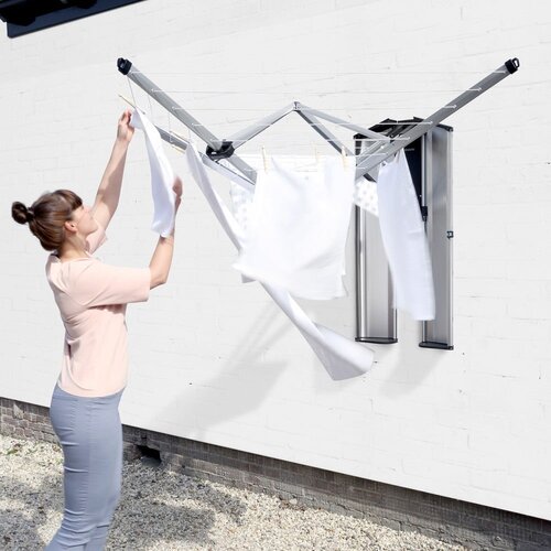 Brabantia Vrtna/zidna su&amp;scaron;ilica za rublje WallFix 24m &amp;ndash; Slike