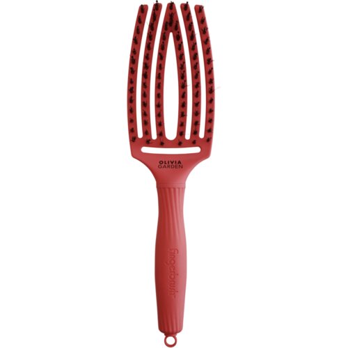 Olivia Garden četka za kosu Fingerbrush Care Iconic Boar&Nylon Red Confidence Cene