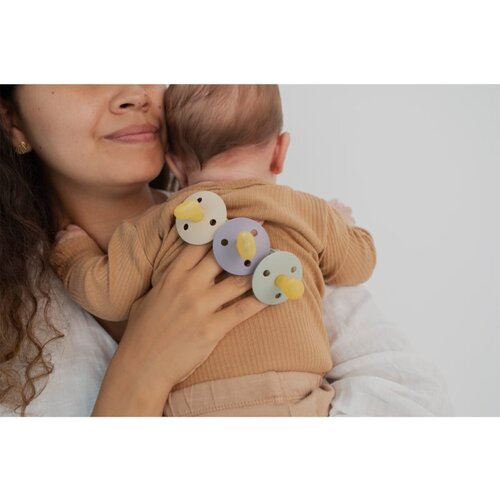 Bibs varalica Symmetrical Baby blue &amp;amp; Petrol 0-6M a2 Slike
