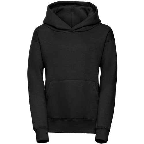 RUSSELL Czarna bluza dziecięca z kapturem Hooded Sweatshirt Slike