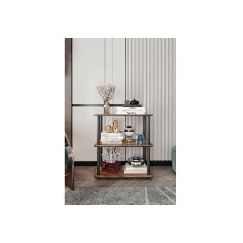 Hanah home polica za knjige za kuću bookcase, 30x72x60 cm, boje oraha Slike