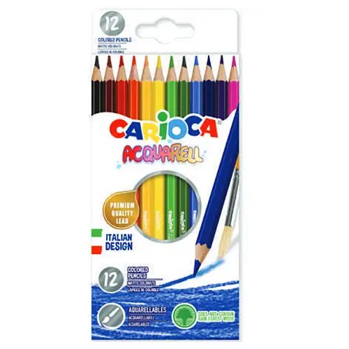 Carioca Acquarell 12-delni komplet barvnih svinčnikov Cene
