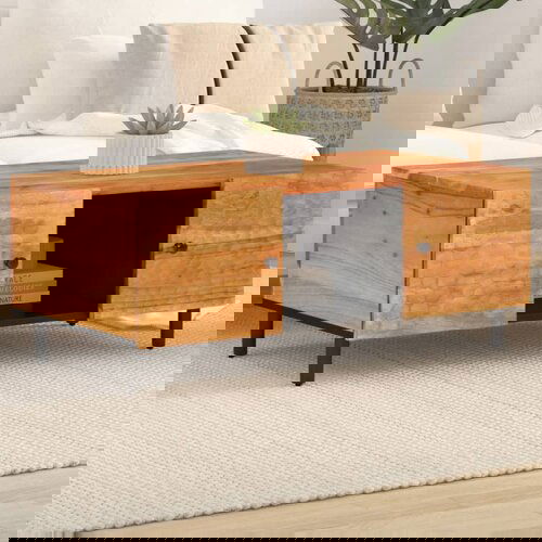 vidaXL Stolić za kavu 100 x 54 x 40 cm od masivnog bagremovog drva Cijene