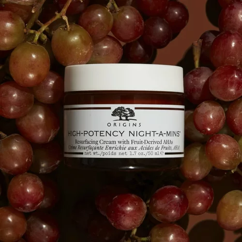 Origins high-potency night-a-mins™ resurfacing cream with fruit-derived ahas