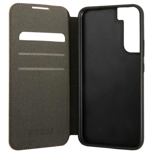 Guess ovitek GUBKS22MG4GFBR za samsung galaxy S22 plus 5G knjiga rjava Slike