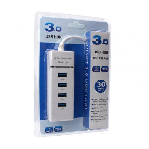 JWD USB 3.0 HUB 4 porta JWD-U36 beli Cene