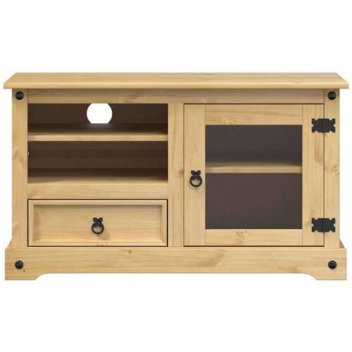 VidaXL TV ormarić Corona 100 x 45 x 58 cm od masivne borovine Slike