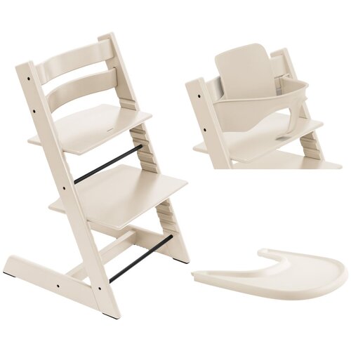 Stokke dječja stolica tripp trapp&reg; 3v1 bundle vanilla white + pladanj vanilla white Cijene