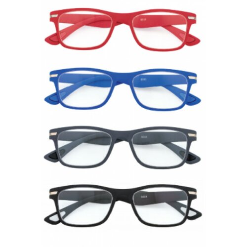 Prontoleggo naočare za čitanje sa dioptrijom Rubber crvene, plave, sive, crne Slike