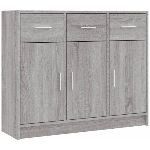 Maison Chic Komoda - Predalnik siva sonoma 91x28x75 cm inženirski les, (21717702) Cene