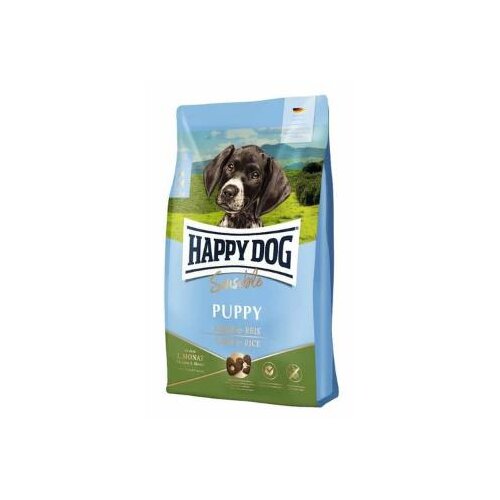 Happy Dog sensitive puppy - jagnjetina i pirinač Slike