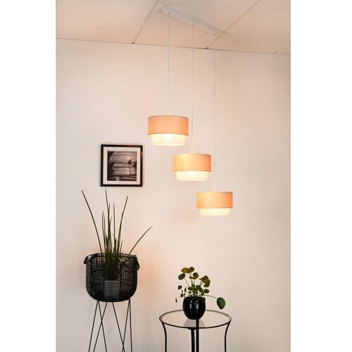  Brilagi - Visilica na sajli ARIZONA BOHO 3xE27/15W/230V bež/bela Slike