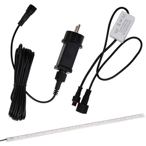  FONTANA s vodopadom za bazen LED od nehrđajućeg čelika 110 cm Slike