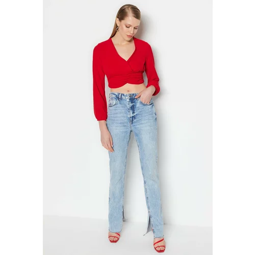 Trendyol Blouse - Red - Fitted