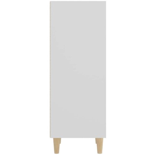  Komoda bijela 34 5 x 32 5 x 90 cm od konstruiranog drva Slike