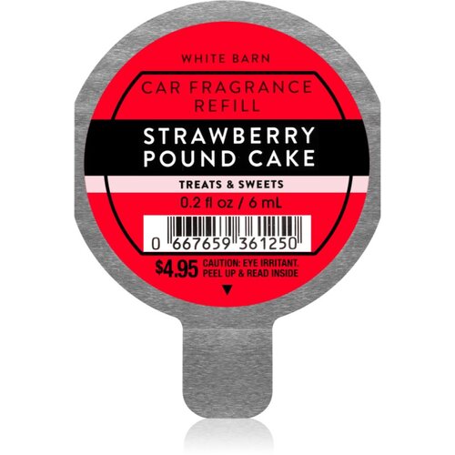 Bath & Body Works Strawberry Pound Cake miris za auto zamjensko punjenje 6 ml Cijene