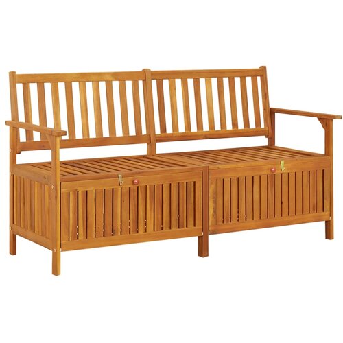 The Living Store Klupa za pohranu 148 cm od masivnog bagremovog drva Cijene