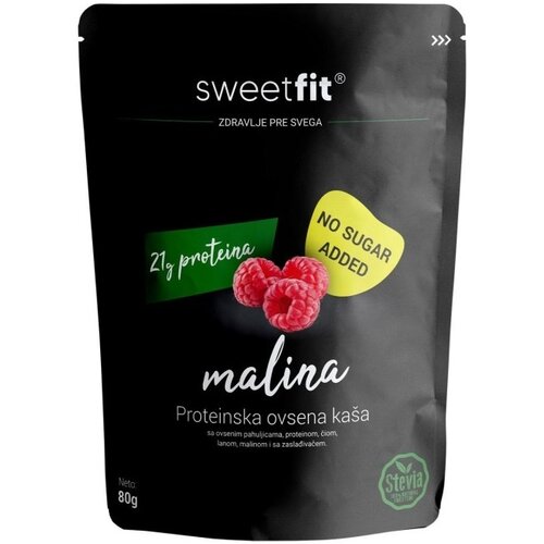 Sweet Fit SWEETFIT proteinska ovsena ka&scaron;a malina 80g Cene