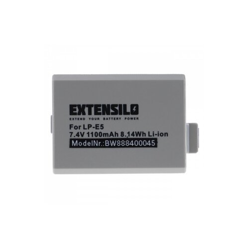 Extensilo baterija LP-E5 za canon EOS-450D / EOS-500D / EOS-1000D, 1100 mah kompatibilnost s originalnom baterijom Cijene