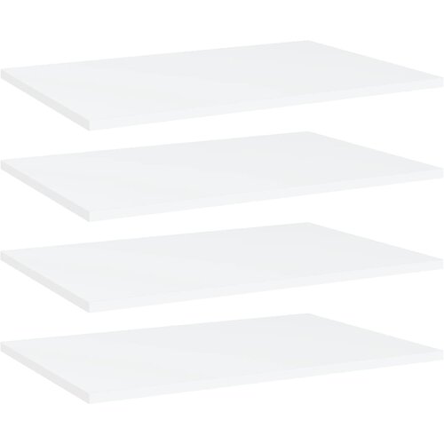 vidaXL Police za knjige 4 kom bijele 60 x 40 x 1 5 cm od iverice Cijene