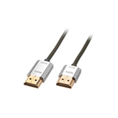 Lindy HDMI priključni kabel HDMI-A utikač, HDMI-A utikač 4.50 m siva 41676 high speed HDMI sa eternetom, OFC vodič, okrugli, Ultra HD (4K) HDMI s eternetom, dvostruko zaštićen, iznimno tanak, Cijene