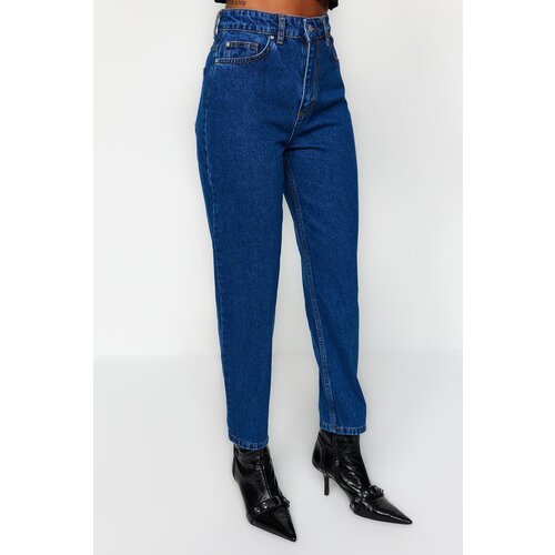 Trendyol Ženske kavbojke High Waist Mom Slike