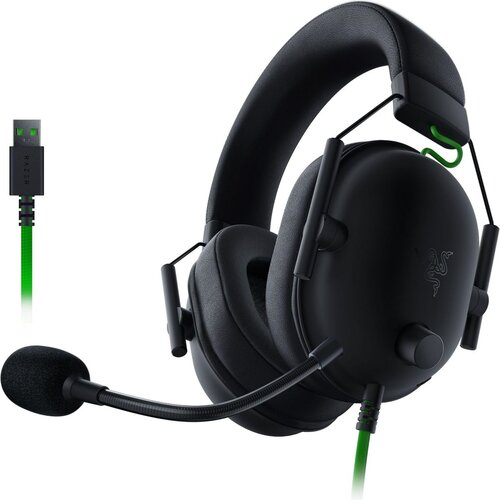 Razer Igralne slu&amp;scaron;alke BlackShark V2 X USB črne žične slu&amp;scaron;alke za u&amp;scaron;esa, (21956869) Slike