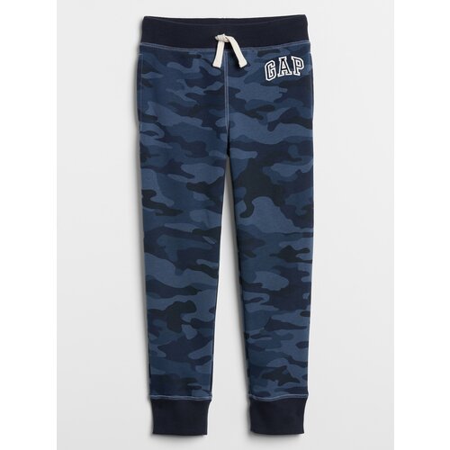 GAP Blue Boys&amp;#039; Sweatpants Logo camo print pull-on joggers Slike