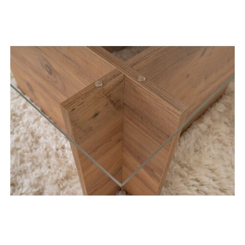 Hanah home Klub sto Ventrino, 105x65x40cm, Smeđa Slike