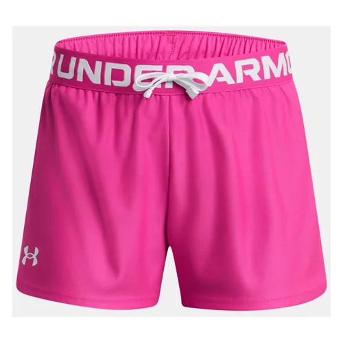Under Armour Sportske hlače 'Play Up Solid' roza / bijela